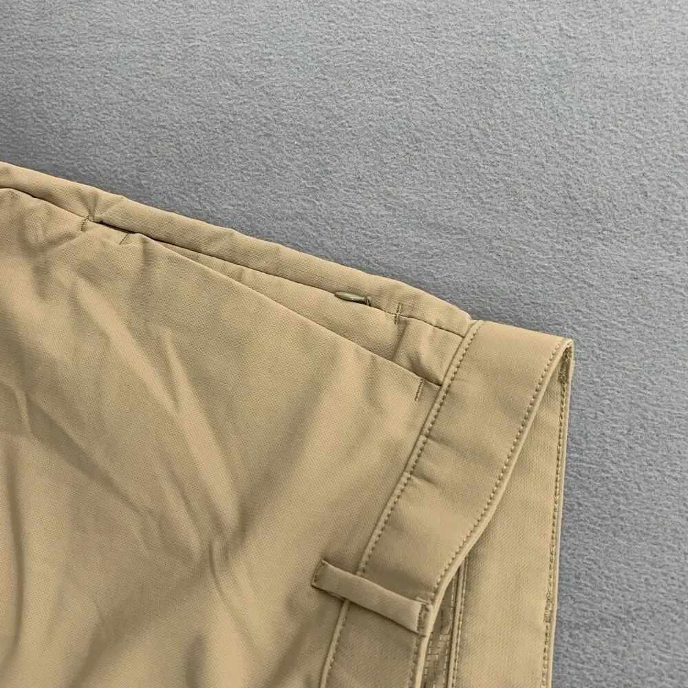 Banana Republic Pants Mens Size 34x33 Khaki Golf Polyester 5 Pocket Wickening